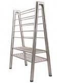 Revisteiro Ou Expositor  Cavalete Em Inox 1,50 X 1200