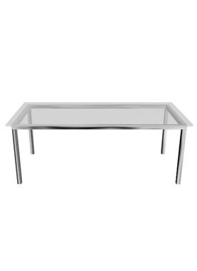 Aparador Para Vidro Em Aço Inox  200 X  70 C 90 Cmt Mod.2