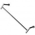 Arara De Parede Redonda Tubular  Inox  300x 2000