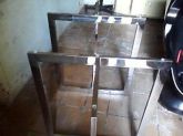 Aparador Para Vidro Modelo T Perfil 50x30 Mesa 2 X1 Mt
